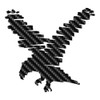 Bird Eagle Marker Art - Vinyl Decal Sticker - 6.25"
