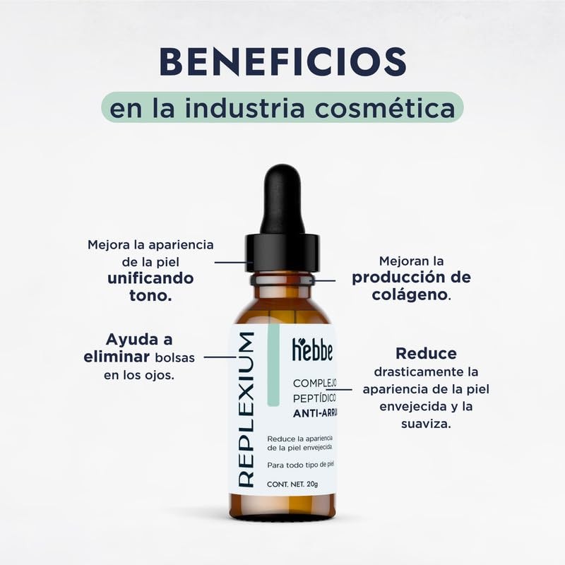 Hebbe - Replexium, Potente Mezcla Antienvejecimiento para Cosméticos, 20 g