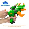 2 Pack Dinosaur Blaster Guns for Nerf Stocking Stuffers for