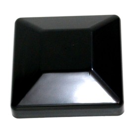 JSP Manufacturing Plastic New Fence Post Black Caps 4X4 (3 5/8") Pressure Treated Wood Made in USA MULITPACK Wholesale Bulk (100)