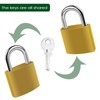 Mesybveo Mesybveo 2 Stck Vorh?ngeschloss, 32mm Kleines Schloss mit Schlssel,