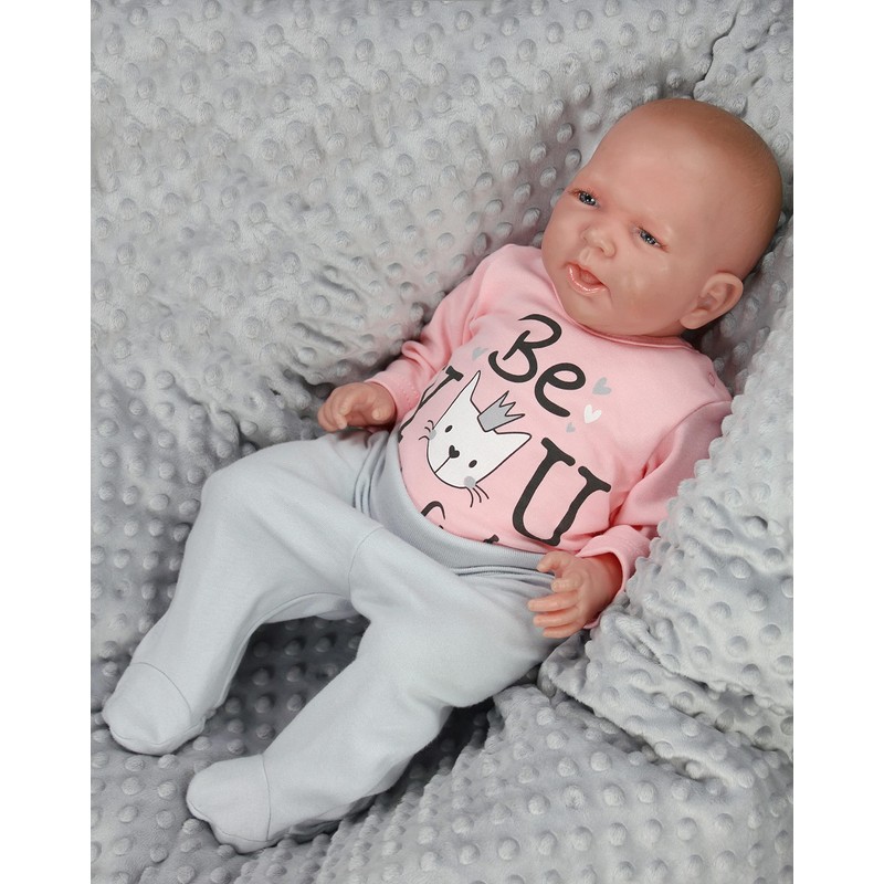 TupTam Baby Bodysuit with Long Sleeve pack of 5, Girl