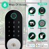 Built-in WiFi Fingerprint Smart Deadbolt with Keypad – Keyless Entry