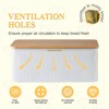 HOME PALETTE Large Bread Box for Kitchen Countertop Corner Breadbox