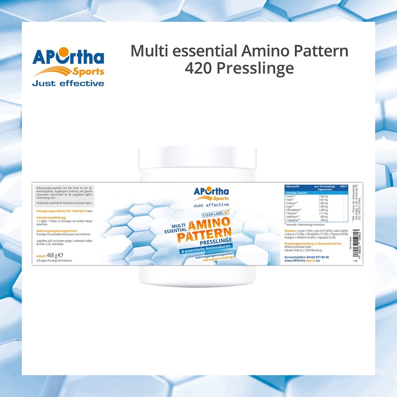 Aportha Sports Amino Pattern – Ideal money for 8 Essential