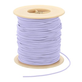 PATIKIL Stretchy String for Bracelets 77 Yards / 70 M, 2 mm Elastic Cord for Jewelry Making, Necklaces, Beading and Crafts DIY, Light Purple