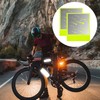 5pcs Reflectors Bicycle Safety Reflectors with Neon Yellow Shooting Star