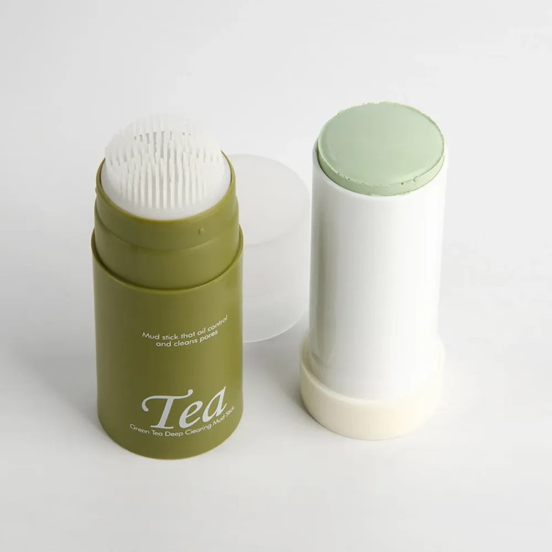 La Máscara De Té Verde Se Adhiere A Los Puntos