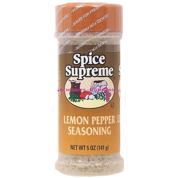 Spice Supreme Spice Supreme Lemon Pepper Seasoning- Case of 12
