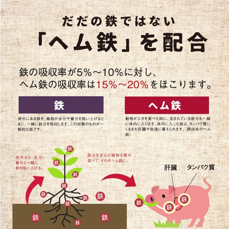 アスリートヘム鉄(CaFeMg) 120粒 ヘム鉄 サプリ