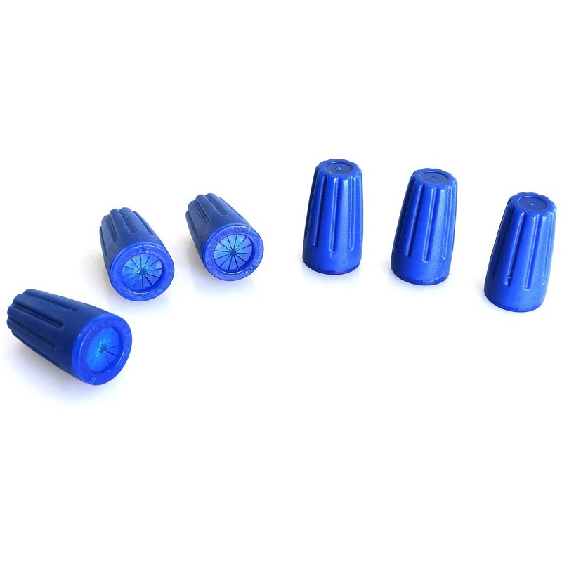 Longdex Waterproof Wire Connector 10PCS Blue Waterproof Weatherproof Twist-On Grease