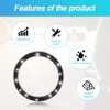 CGEAMDY 2 Pcs Car Push Start Button Crystal Rhinestone Cover/Sticker,