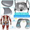 Toilet seat cushion, soft and comfortable seat accessories, waterproof leather,