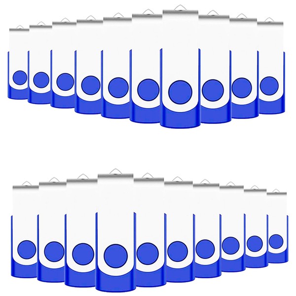 1GB Bulk Flash Drives 50 Pack, EASTBULL USB 2.0 Metal