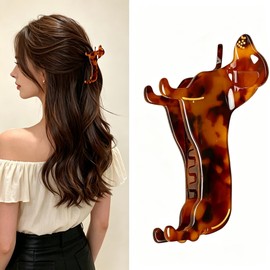 Cute Dachshund Hair Clips for Women - Acetate Fiber Weiner Dog Hair Claw Clips, Perfect Dachshund Gifts for Women, Stylish Weiner Dog Accessories