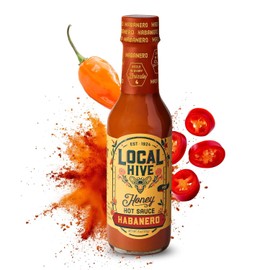 Local Hive Habanero Honey Hot Sauce 6 oz  Sweet & Spicy Meats Dips BBQ Tacos