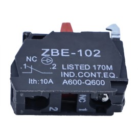 Unbranded Schneider Switch Contact Blocks ZBE-102 ZBE102 for Harmony XB4 XB5 Series SPST