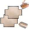 2Pcs Silicone Bread Loaf Pan Liners - Reusable Bread Baking
