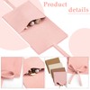 40 Bolsas de Microfibra de Joyas con Cuerda y Separador