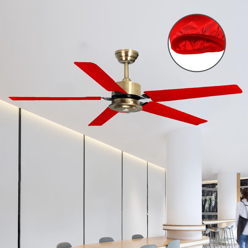 Kingshion 5 Pack Fan Blade Covers Suitable for Most Ceiling
