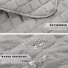 Moukeren 3 Pieces Recliner Headrest Protector Headrest Cover for Recliner