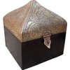 GURU SHOP Turret Treasure Chest, Wooden Box, Jewellery Box -