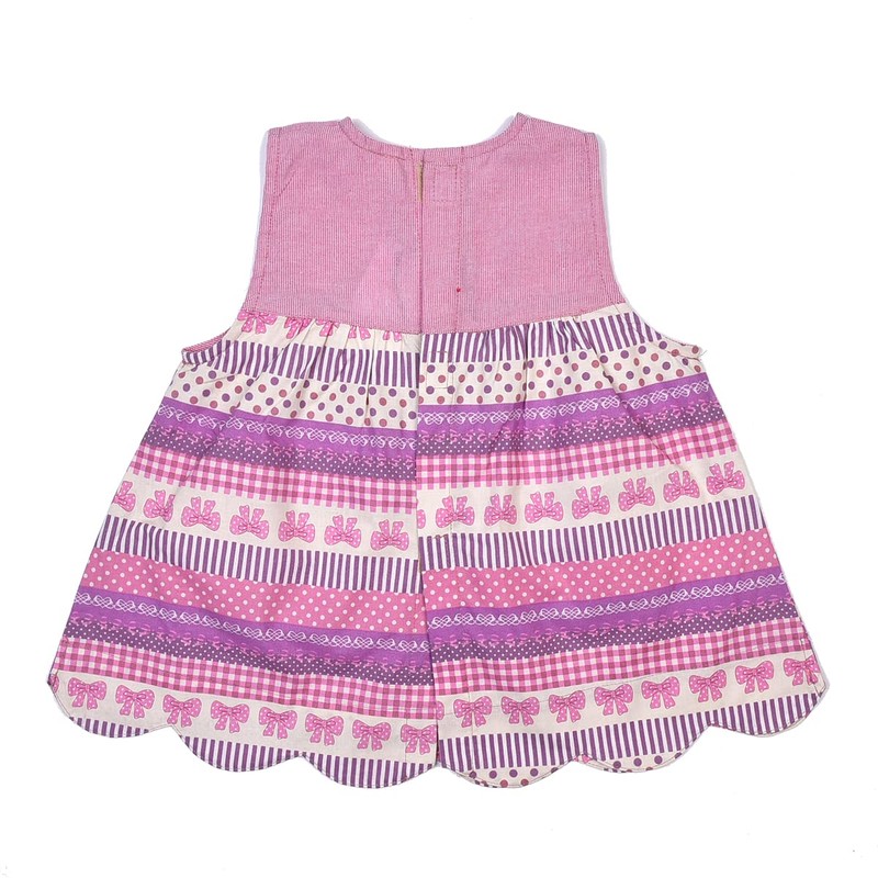 Kuguru Japan KAP108-01 Kids Apron, Purple, 39.4 inches (100 cm),