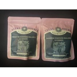 Vital Source Nutrition 2x Vital Source Nutrition Premium Feminine Balance Gummies 60 Ct, BB:06/2026