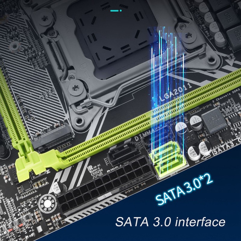 X79D 2.0 Computer Motherboard LGA2011 M.2 NVM Micro ATX Gaming