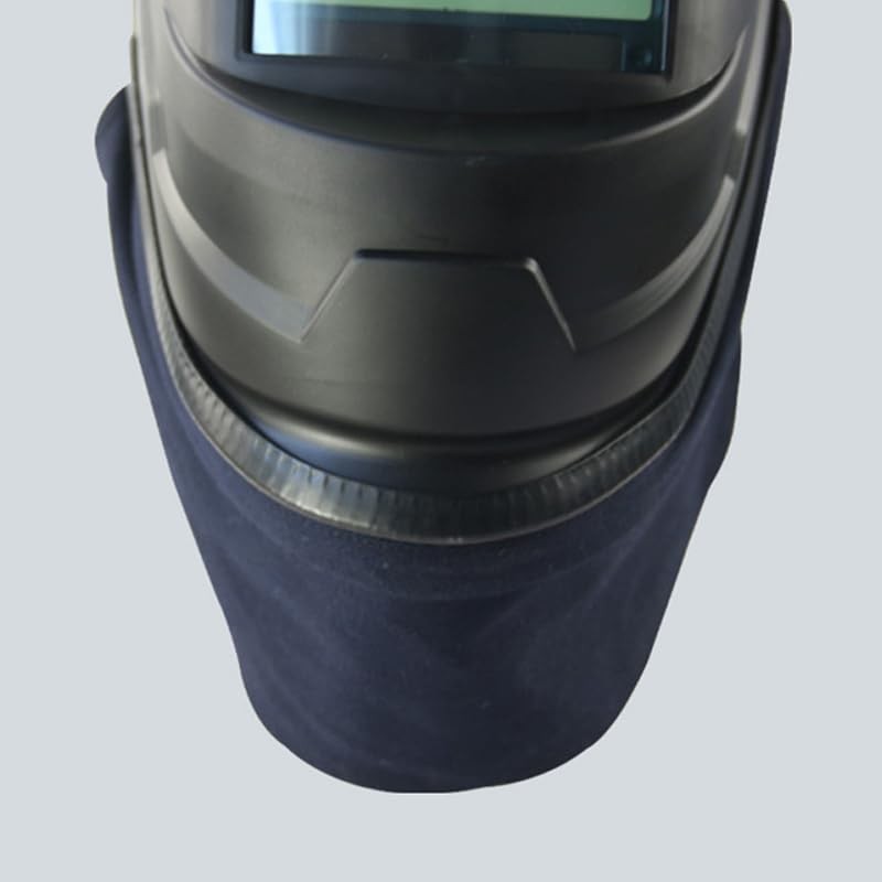 Welding helmet bib, split helmet bib with press-fit seal, fits