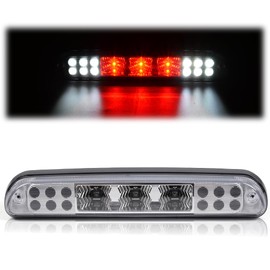 GRAND ORANGE Clear Lens LED Rear Tail Brake Light Compatible with Ford F250 F350 F450 F550 Super Duty 1999-2015 Tail Lamps