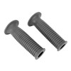 Pair of 25/28mm 1in TPU Motorcycle Hand Grip Gray Modified