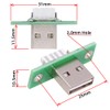 NFHK 5pcs/set DIY OEM USB Type A Male Plug Connector