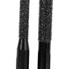2Pcs Diamond Router Bits Black Brazed Straight Shank for Quartz