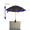 Laptop Sun Shade 360-degree Rotation Laptop Sun Umbrella Foldable Monitor