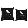 Game Day Football Helmet Design Throw Pillow