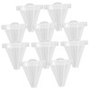 Levemolo Aquarium Fish Feeder Suction Cup 10 Pack Red Worm