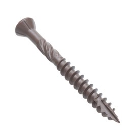 5mm Wood Screws Self-Tapping Torx Brown with High Anti Corrosion Protection C4 Multi Purpose Use the Pozi Flat Head (Box of 200pcs) Size: 5mm x 50mm