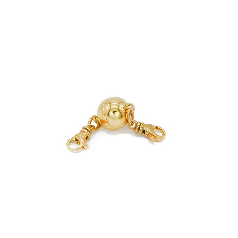 My Home Crystal - Ball Magnetic Clasp, Chain Extension 925