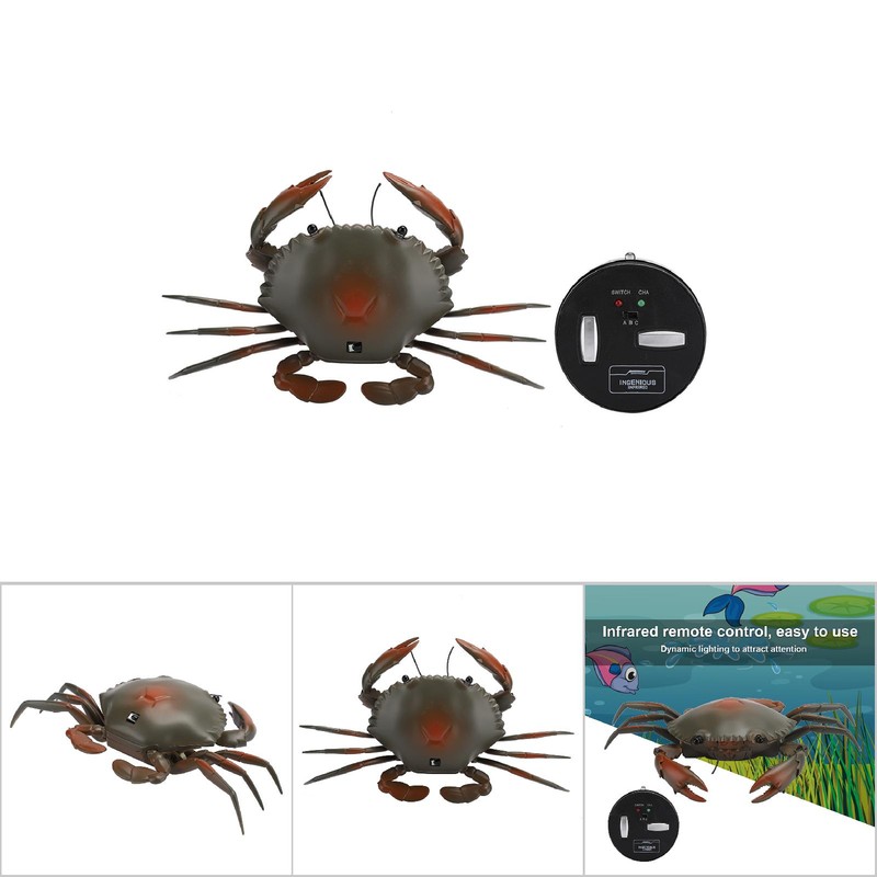 Funny High Simulation Remote Control Infrared Animal Crab Kid Trick
