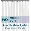 Clear Plastic Shower Curtain Liner, 36x72 Premium Light Weight EVA
