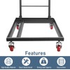 Sidasu Universal Folding Chair with Wheels for Plastic/Wood Chairs Office,
