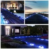 ELLUMIN Solar Deck Lights Driveway Dock Lights 12 Pack, Outdoor