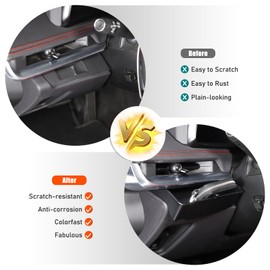 Car Center Console Storage Box Compatible with Corvette C8 Stingray 2020-2024 Drivers Side Coin Container Storage Dash Tray Organizer Key Card Holder Insert Expander Box Accessories (Black)