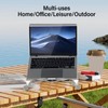 Laptop Stand with Cooling Fan Detachable Adjustable Aluminum Foldable Portable