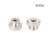 sourcing map Knurled Thumb Nut M4 Round Button with Collar