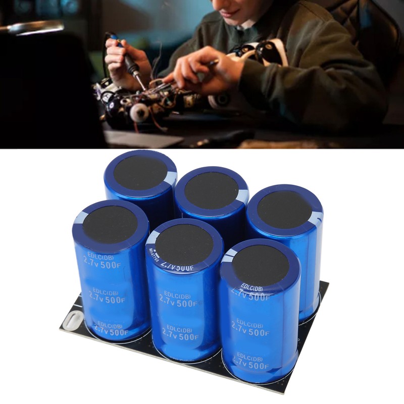 16V 83F Total Capacitor High Current Discharge 6Pcs 2.7V 500F