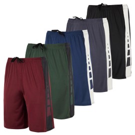 Real Essentials Men's Tennis Shorts, Set M