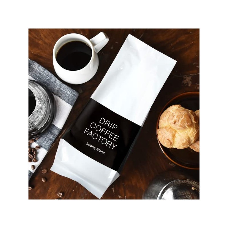 Drip Coffee Factory Strong Blend Coffee Bean Remains 4.4 lbs