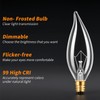 SUSLUM 12-Pack E12 Chandelier Light Bulbs 60W Warm White 2700K